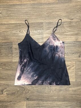 Mijo by Michelle Jonas Silk Camisole Size Small Sleeveless Tank Tie-Dye